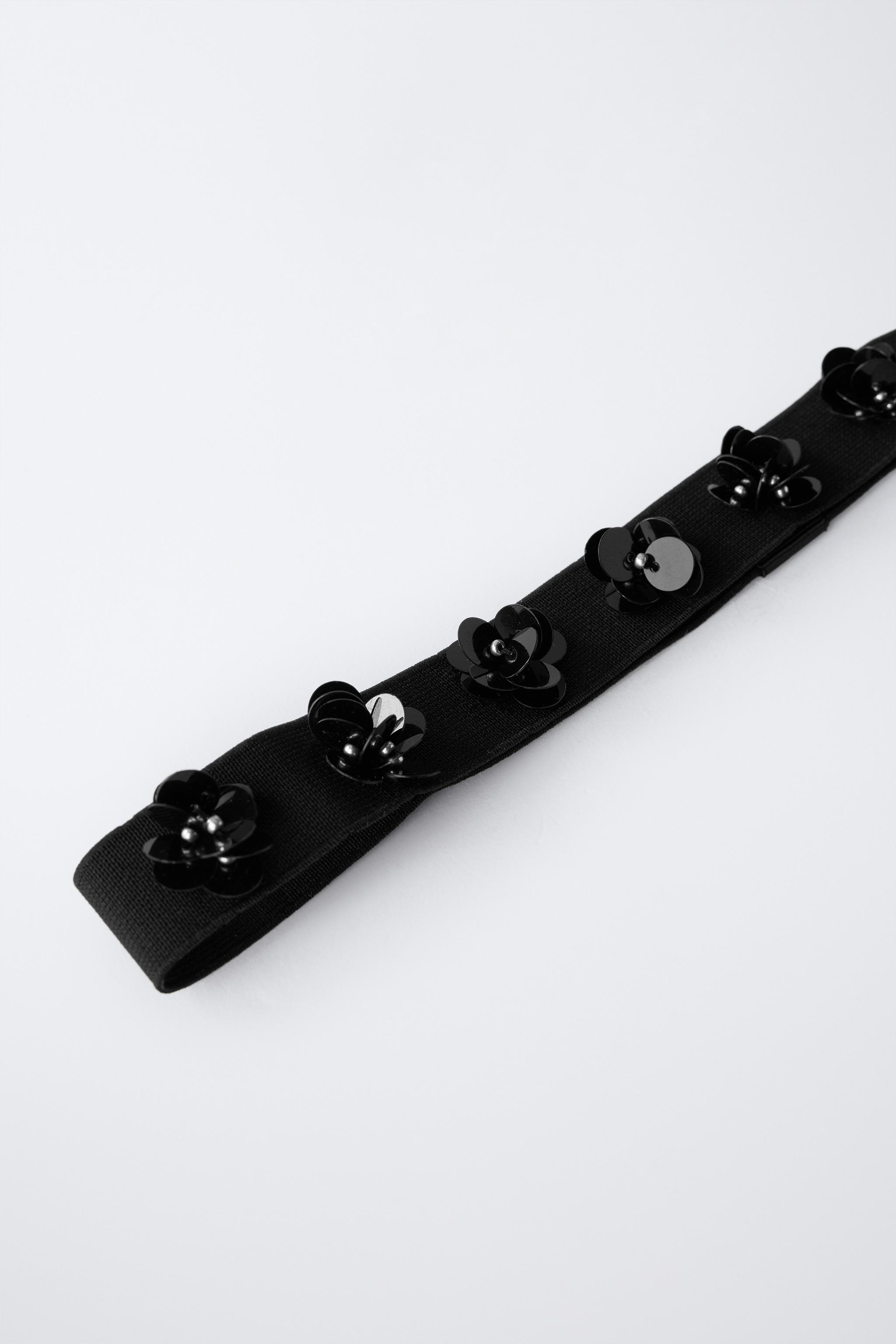 SERRE-TÊTE ÉLASTIQUE À FLEURS